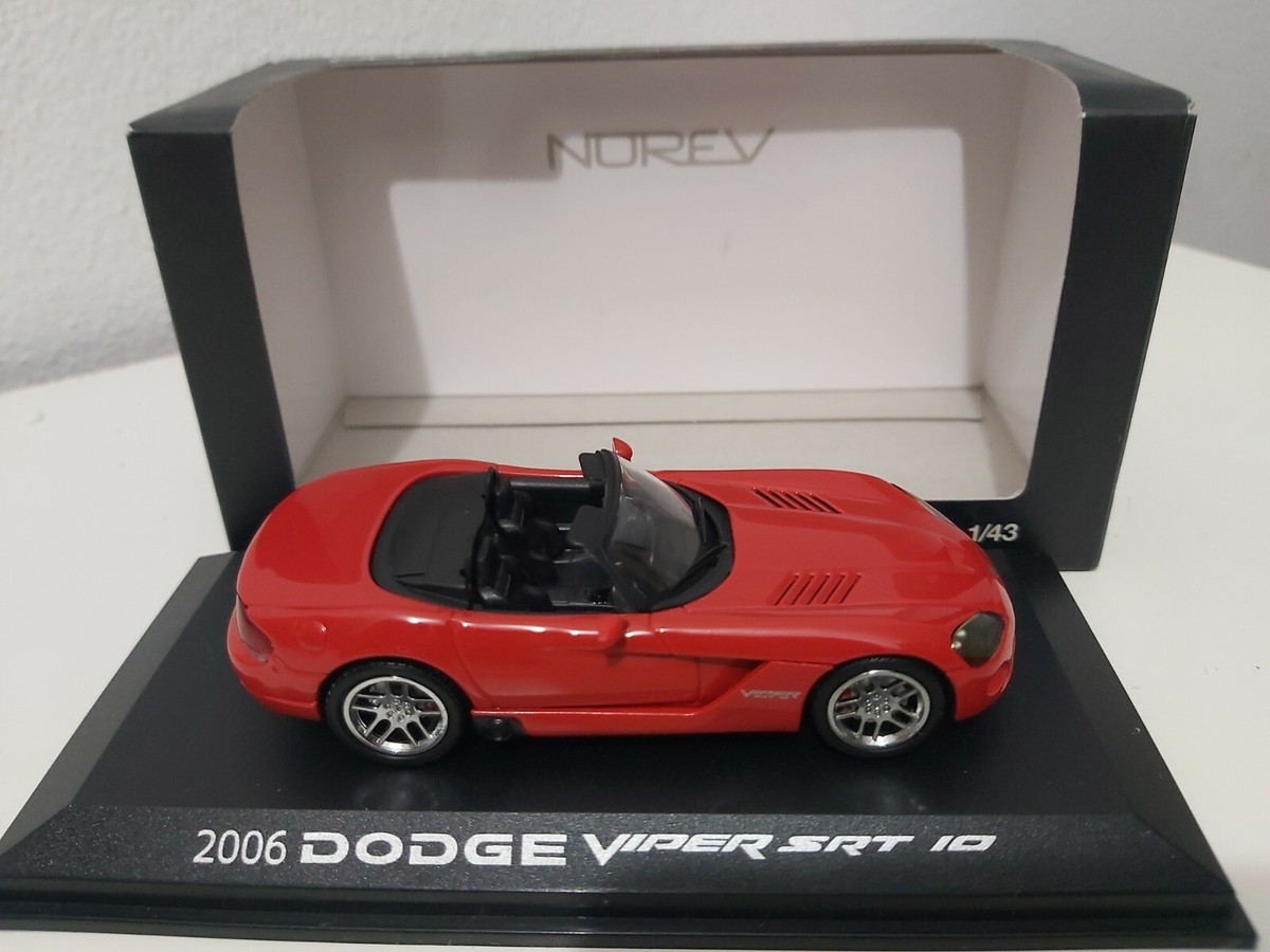1/43 ダッジ バイパー SRT10 2006   ミニカー　レッド Dodge Viper SRT10 Convertible Red 1:43 Norev Superb EXTREMELY RARE