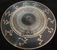 NEW 15" SALUDA T6 PROTOTYPE THIN TESLA CRASH CYMBAL
