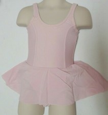Sansha 9518 Girls Dance Dress Skirted leotard Pink Tank style Princess Seams