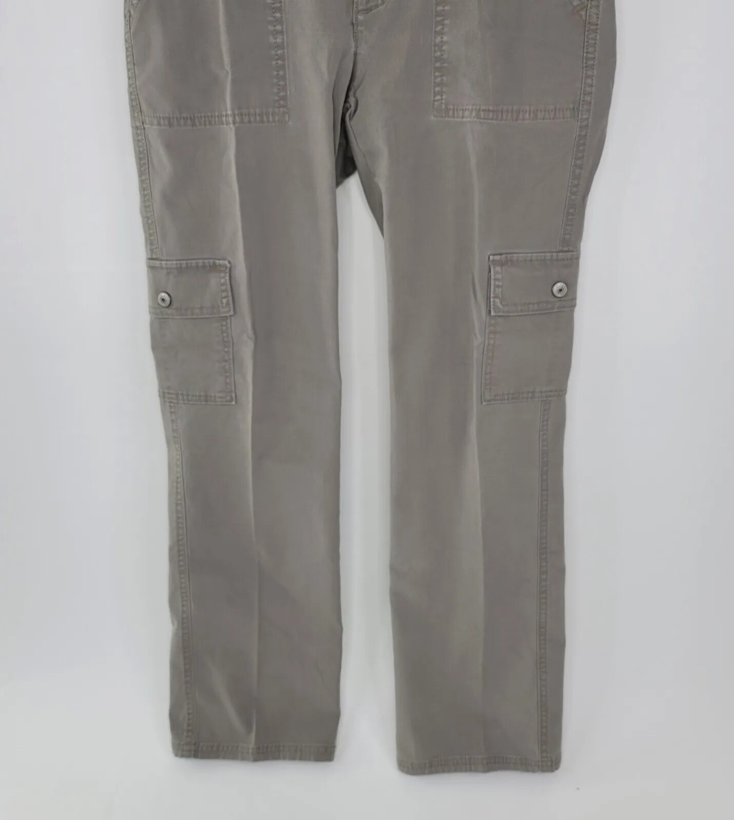 Gap Cargo Pants Womens Size 2 Stretch 30x30 Gray Straight Low Rise