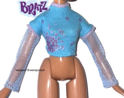 Bratz Vinessa Ice Champions Top Schlittschuh Puppenkleidung