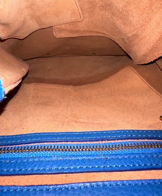 Meli Melo Thela blue genuine leather large halo top handle backpack Meli Melo | Bags | Meli Melo Thela Blue Genuine Leather  main image 4