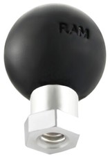 RAM 1" Ball Adapter with 1/4" - 20" Female Threaded Hole and Hex Post RAM-B-337U