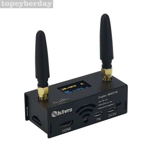 Duplex MMDVM Hotspot Station WiFi Cyfrowy modem głosowy P25 DMR z anteną OLED - Zdjęcie 3 z 8