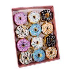 Kurt Adler Donut Ornament Set of 12 , 2.75-Inch