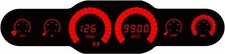 Universal 6 Gauge Bargraph Panel Kit Red Leds Lifetime Warranty Made In The Usa