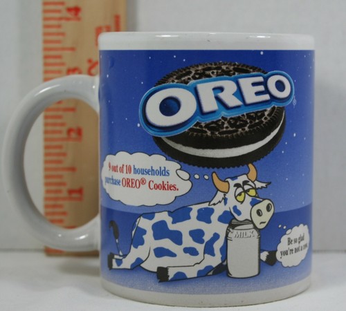 Oreo Cookie Mug Cup Coffee Tea Milk Nabisco Advertising Promotional Memorabilia - Picture 2 of 4
