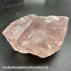 Gorgeous rough rose quartz crystal: natural and raw crystal for healing,