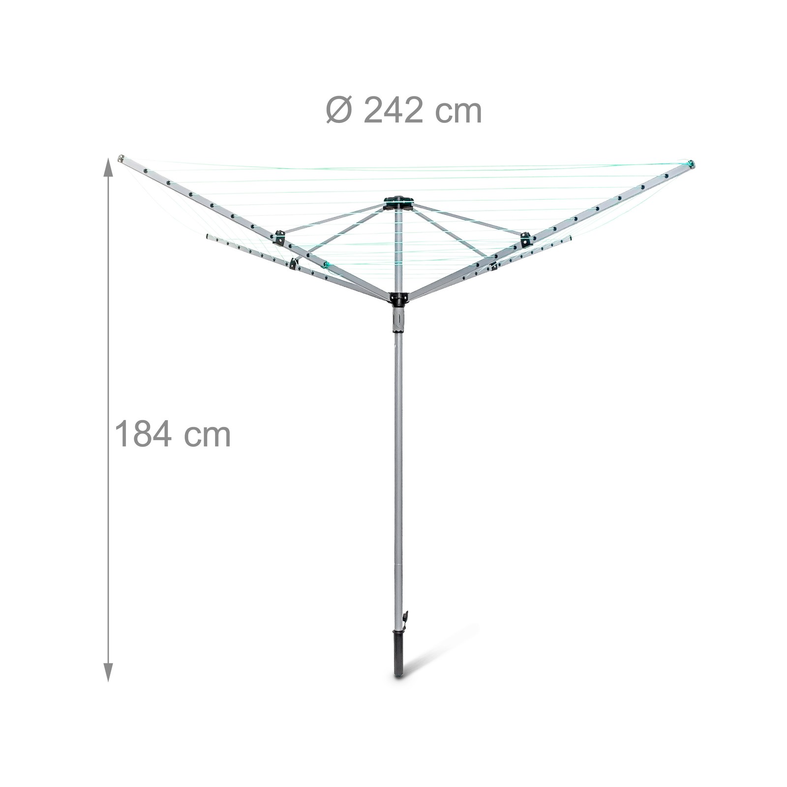 sèche-linge parapluie extérieur – caractéristiques techniques