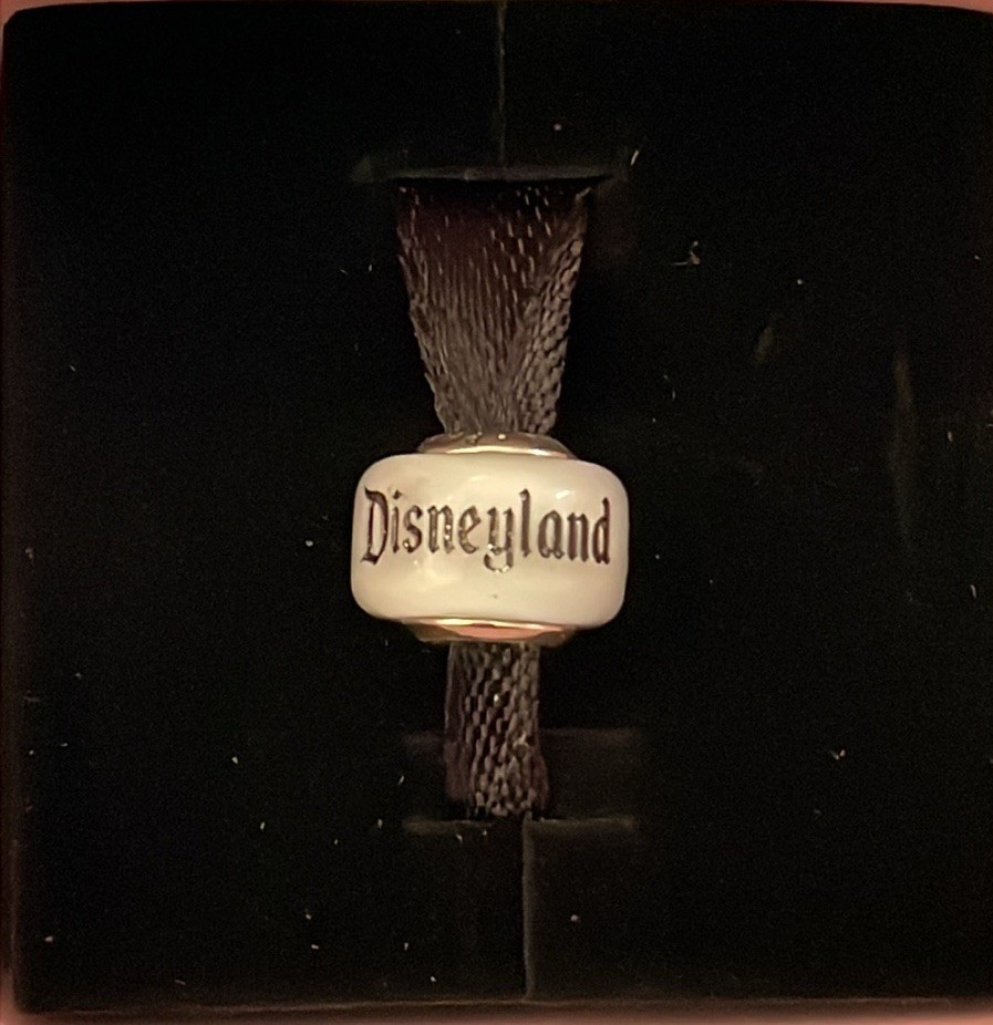 Disneyland 70th White Murano Disneyland Pandora Charm NEW | eBay