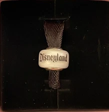 Disneyland 70th White Murano Disneyland Pandora Charm NEW