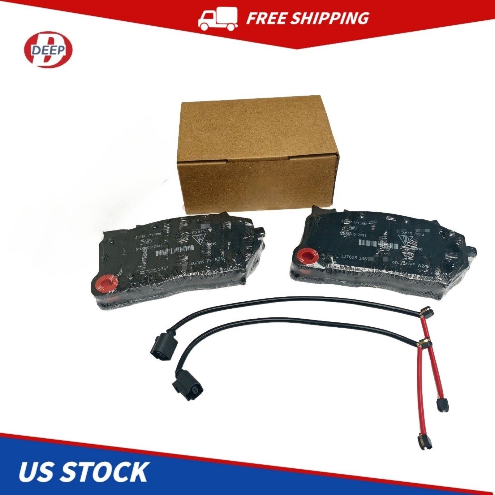 FRONT BRAKE PADS SET WITH SENSORS 4M0698151BP FOR LAMBORGHINI URUS 2018-2022 