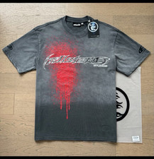 HELLSTAR Men s Size M Regular Gray/Red Graphi...