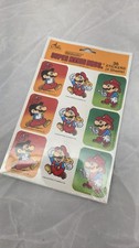 Vintage 1989 Artis Nintendo Super Mario Bros. 36 Sticker Sheet Set SEALED