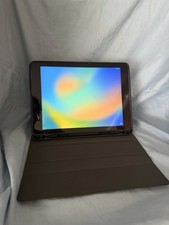 Apple Ipad 5th Gen with black Cover for Apple iPad Damaged 