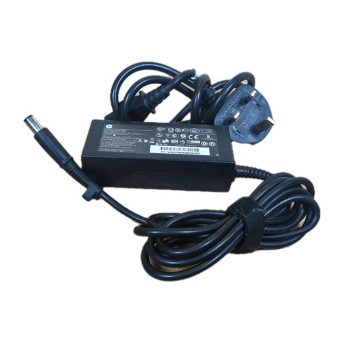Original HP Laptop Ladegerät 18,5V 3,5A 65W P/N 608425-005 mit UK Netzkabel