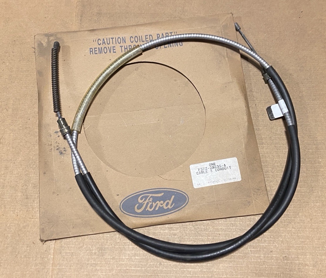 Ford F37Z-2A635-A Right Rear Parking Brake Cable - 1993 1994