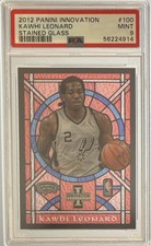 2012 Panini Stained Glass #100 Kawhi Leonard PSA 9