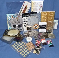 Supplies for Scrapbooking & Card Making Embossing Folders Stamps Embellishments