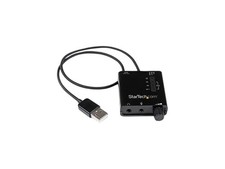 StarTech.com USB Stereo Audio Adapter External Sound Card with SPDIF Digital Aud