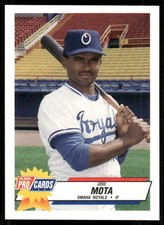 1993 Fleer ProCards Omaha Royals JOSE MOTA RC ROYALS GLENDALE CA