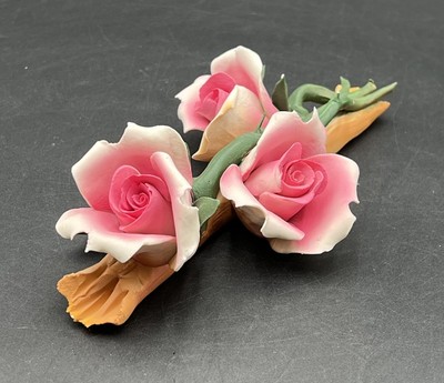 Capodimonte Porzellanblümchen Porzellan Blumen Rosen Blümchen Deko