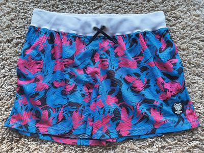 Barcode Berlin See Through Mesh Shorts Men Size XL Blue/Pink/Black Camoish Print