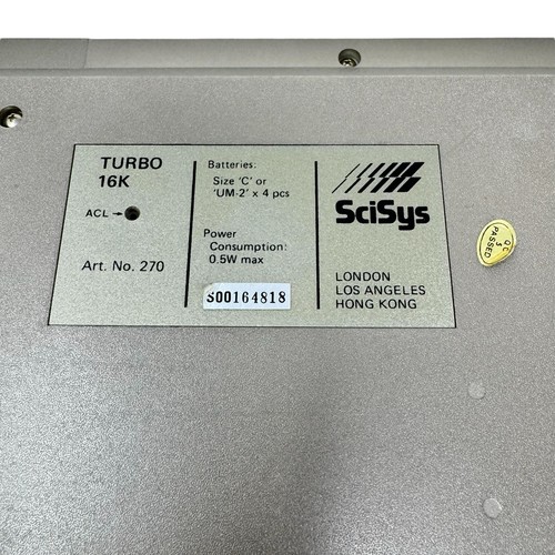 Vintage Rare Scisys Kasparov Turbo 16K Chess Computer - Tested & Working - Picture 13 of 14