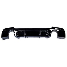Heckansatz Diffusor Passend f�r BMW E92 Coupe E93 Cabrio M-Paket 2-Rohr