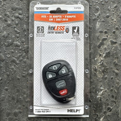 Dorman 13725 Keyless Entry Remote Chev Tahoe Suburban Escalade