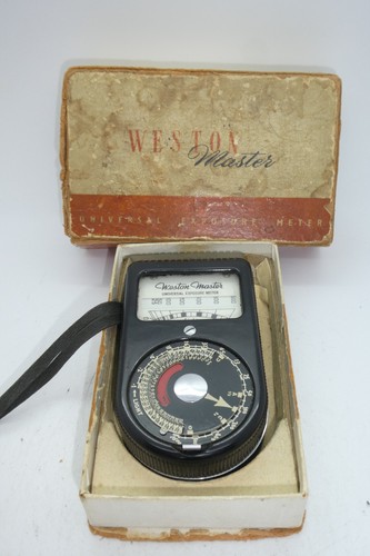 Weston Master Belichtungs-/ Belichtungsmesser im Originalkarton
