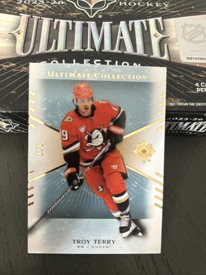 2025-26 Upper Deck Ultimate Collection Troy Terry 2/5 Platinum Anaheim Ducks