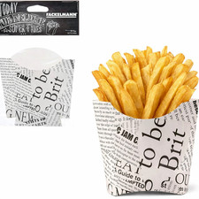 Disposable Takeaway Cardboard Chips Scoop Fries Boxes Fast Food Takeaway Medium