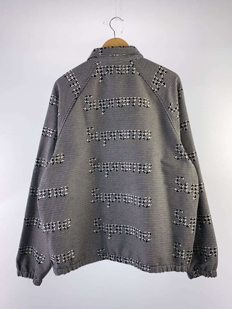 トップス stone  supreme 20aw Supreme 20AW/Houndstooth Logos Snap Front Jacket/XL/Cotton