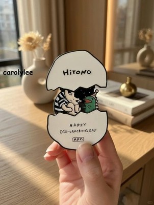 hiroちゃん Authentic Hirono Birthday Badge April Gift Cute | eBay