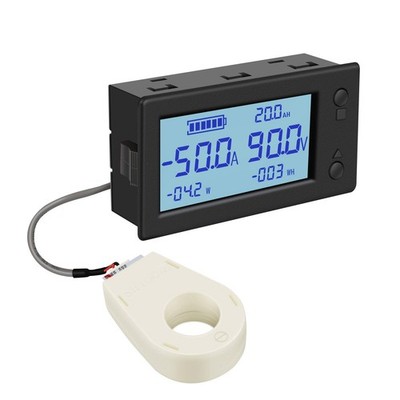 DROK Voltage Amp Meter DC, Battery Monitor DC 0-300V 200A, Ammeter Voltmeter ...