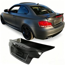Real Carbon Rear Trunk Lid Cover Trim Fit BMW E82 128i 135i M 1 Series 2008-2013