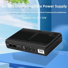UPS Backup Power 10400mAh for Security Systems For routers and Optical Modems