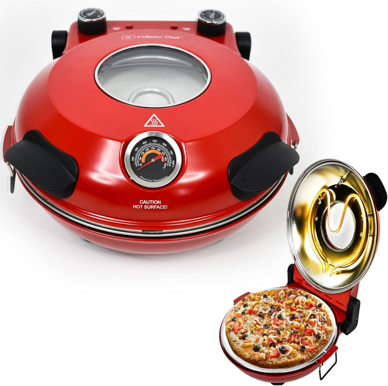 Electric Pizza Oven with Ceramic Stone
