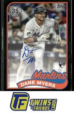 2024 Topps Dane Myers 35th Anniversary Autographs Black #/199