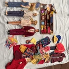 1960-1970 Vintage Barbies With Accessories And Clothes