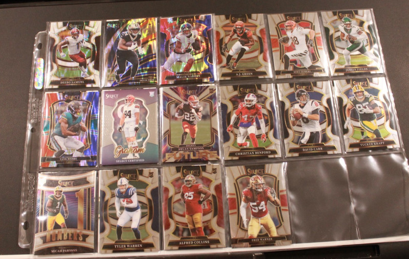 2025 Panini Select Football Lot of 24 Trading Cards (Read The Description)
