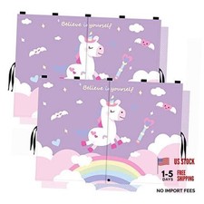 Car Sun Shade for Baby - Car Side Window Sun Shade Cover 2 Pack Unicorn