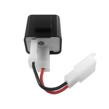 Adjustable 2-Pin Electronic LED Flasher Relay for Motorcycles Fix Turn Signal...