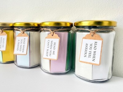 Lesen Sie, wenn Sie brauchen... Glassammlung | Wählen Sie Ihr Motiv | Tröstliches Geschenk