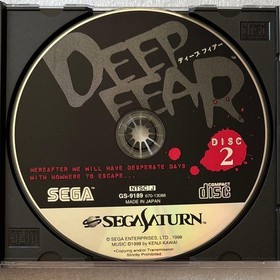 Deep Fear Sega Saturn NTSC-J Japan Authentic For Repair Junk