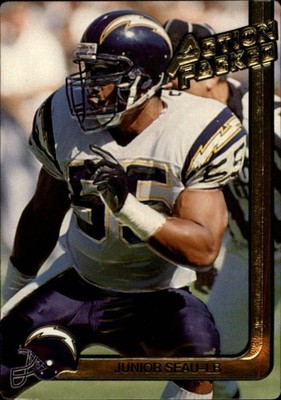 Junior Seau cards (1991-2011) Chargers Dolphins Patriots - You Choose