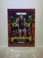 Keshad Johnson 2024 Prizm Draft Picks #66 Red Disco 40/88 DUNK CONTEST CHAMP