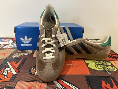 adidas Gazelle Indoor Brown/Green size? Exclusive Trainers UK 7 JP7784 BNIB