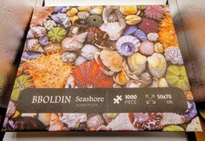BBOLDIN 1000 Piece Seashore 1000 Piece Jigsaw Puzzle sea shells